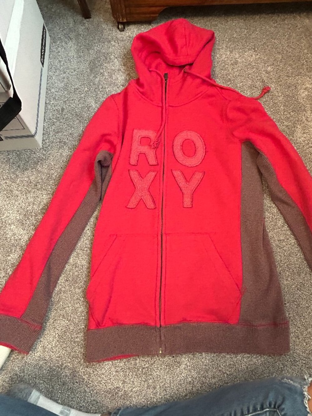 Women's Roxy hoodie -size lg